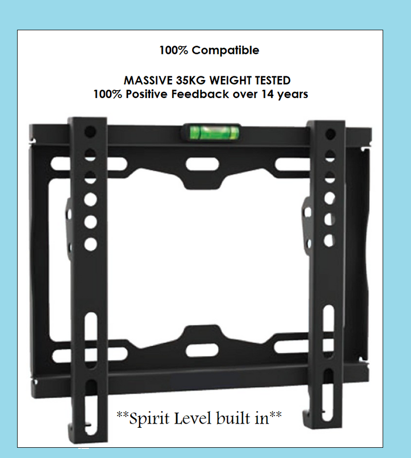 JVC LT-39CA120 TV Bracket Slimline Wall Mount 39" TV STRONG QUALITY