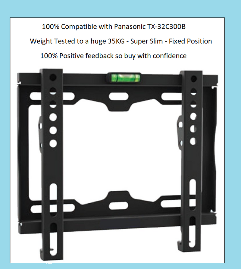 Panasonic TX-32C300B 32" ULTRA SLIM TV BRACKET WALL MOUNT LCD Screen Fixing NEW