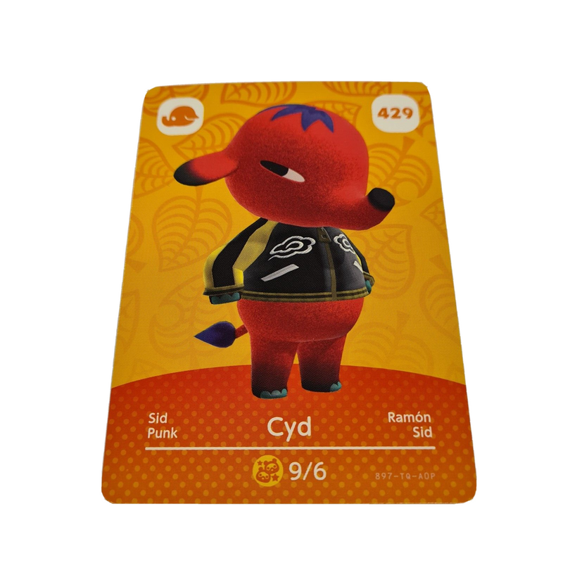 Animal Crossing Amiibo Series 5 Card CYD429 NEW HORIZONS 3DS SWITCH