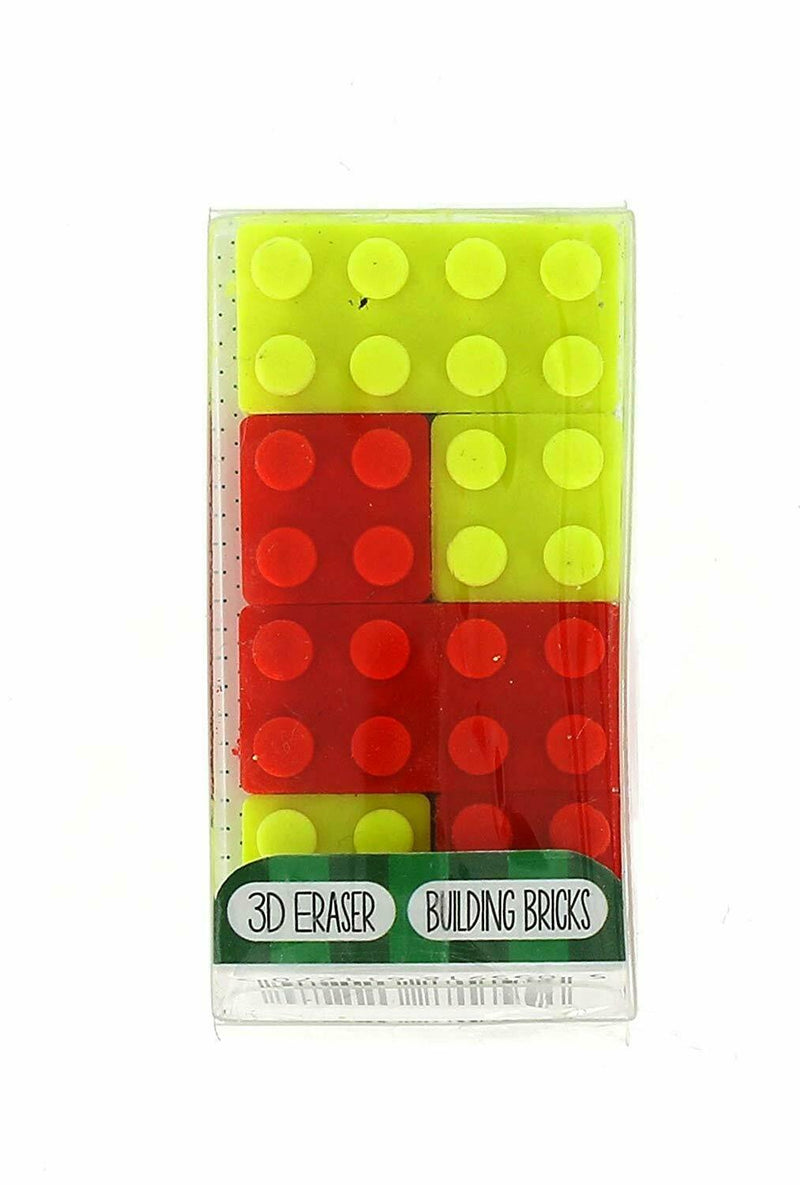 Official Blueprint Erasers Lego Rubbers Building Blocks Collectable rubbers UK