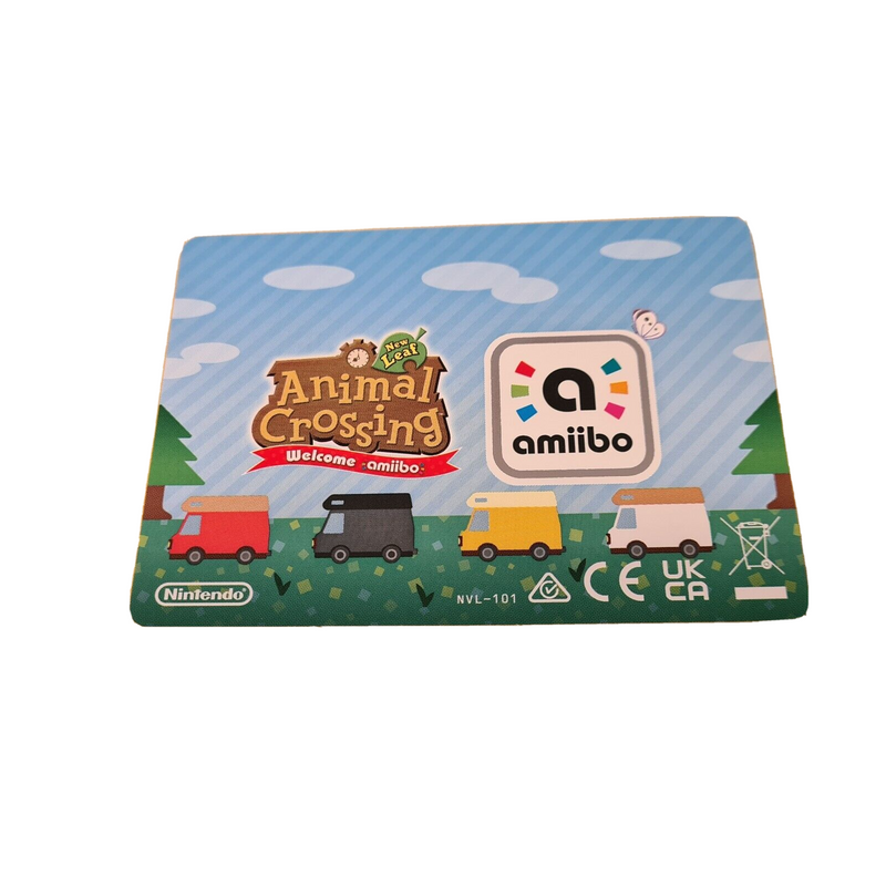 Animal Crossing New Leaf Horizon Amiibo Card PIPER 04 Nintendo WiiU Switch 3DS