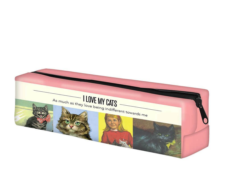 Lady Bird I Love Cats and Coffee Pencil Case OFFICIAL Gift Idea - Pretty School