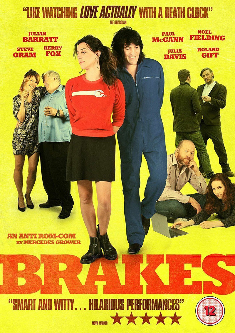 Brakes (DVD) Paul McGann Noel Fielding Movie Gift Idea Comedy Anti-Rom com LOL