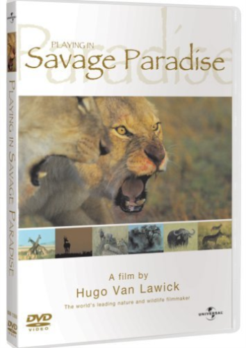 Hugo Van Lawick Playing in Savage Paradise DVD Wild life documentary filmmaker