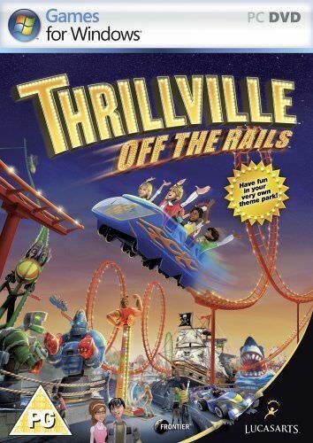 Thrillville: Off the Rails (PC DVD) (New) Game - Gift Idea Rollercoaster