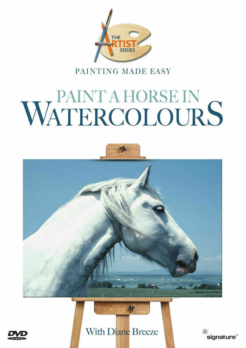 Painting Made Easy - Watercolours DVD - Paint a Horse Diane Breeze Lesson NEW