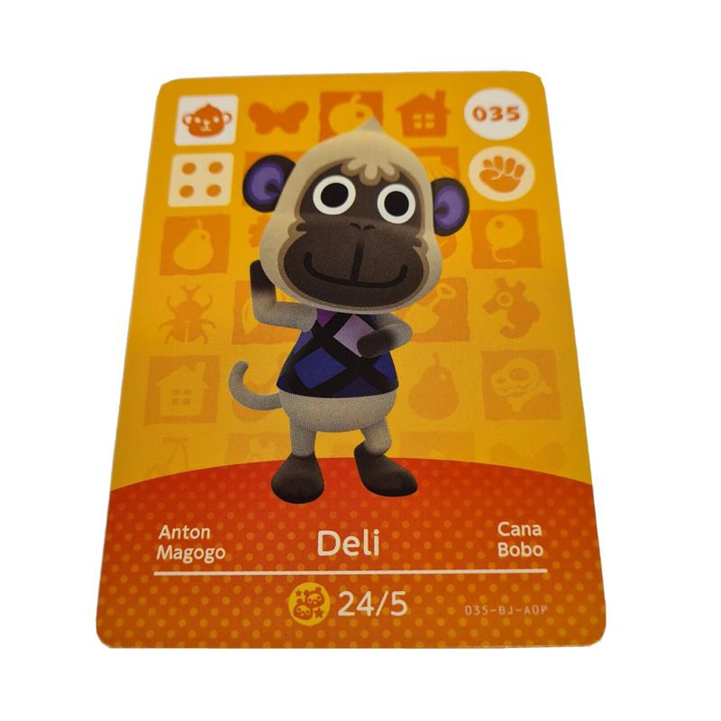 Animal Crossing Amiibo Series 1 DELI 035 Switch Gift Idea CARD new horizons