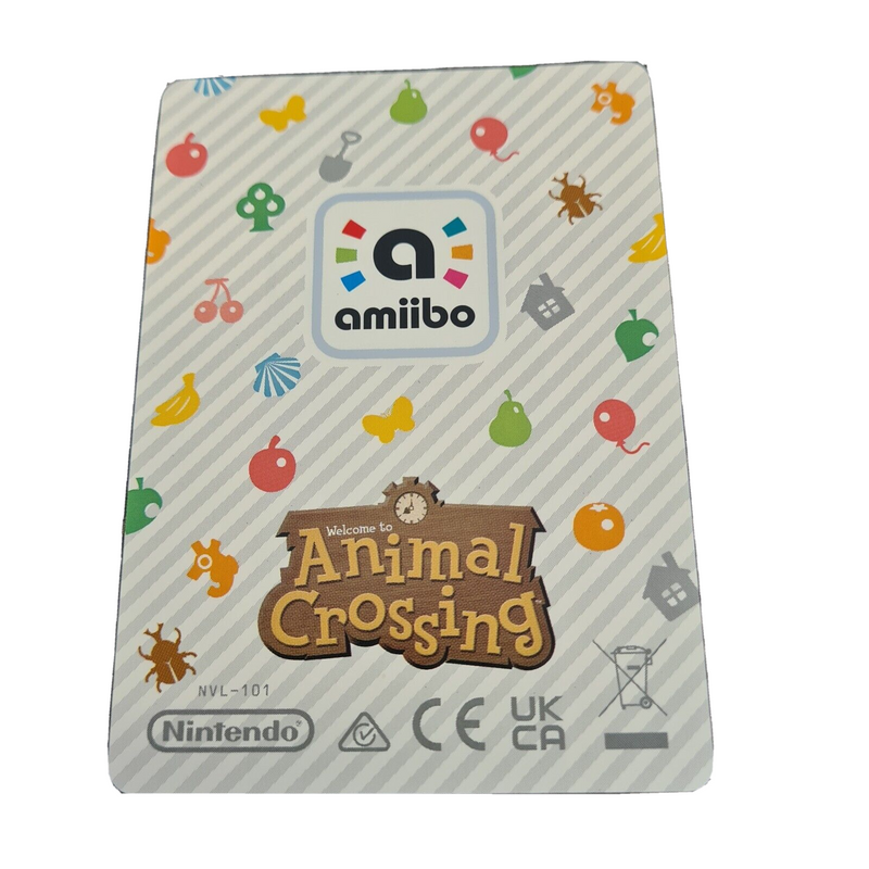 Animal Crossing Amiibo Series 5 Card MARLO 437 NEW HORIZONS 3DS SWITCH