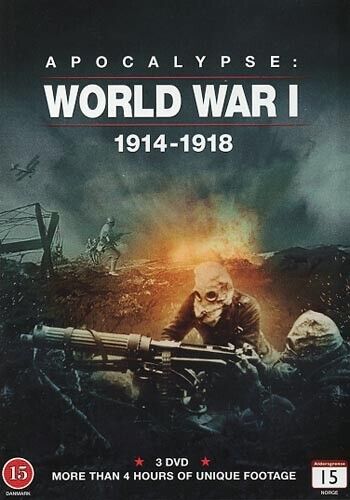 Apocalypse WWI 1914-1918 (3 discs) DVD RARE SCANINADIVAN RELEASE IN ENGLISH