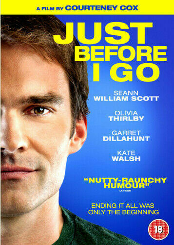 Just Before I Go DVD (2015) Seann William Scott, Cox (DIR) cert 18 ***NEW***