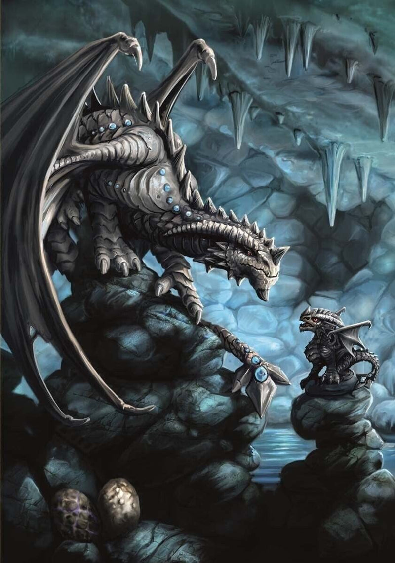 Anne Stokes Blank Greeting card DAD MUM DRAGON Birthday Christmas Gothic Fantasy