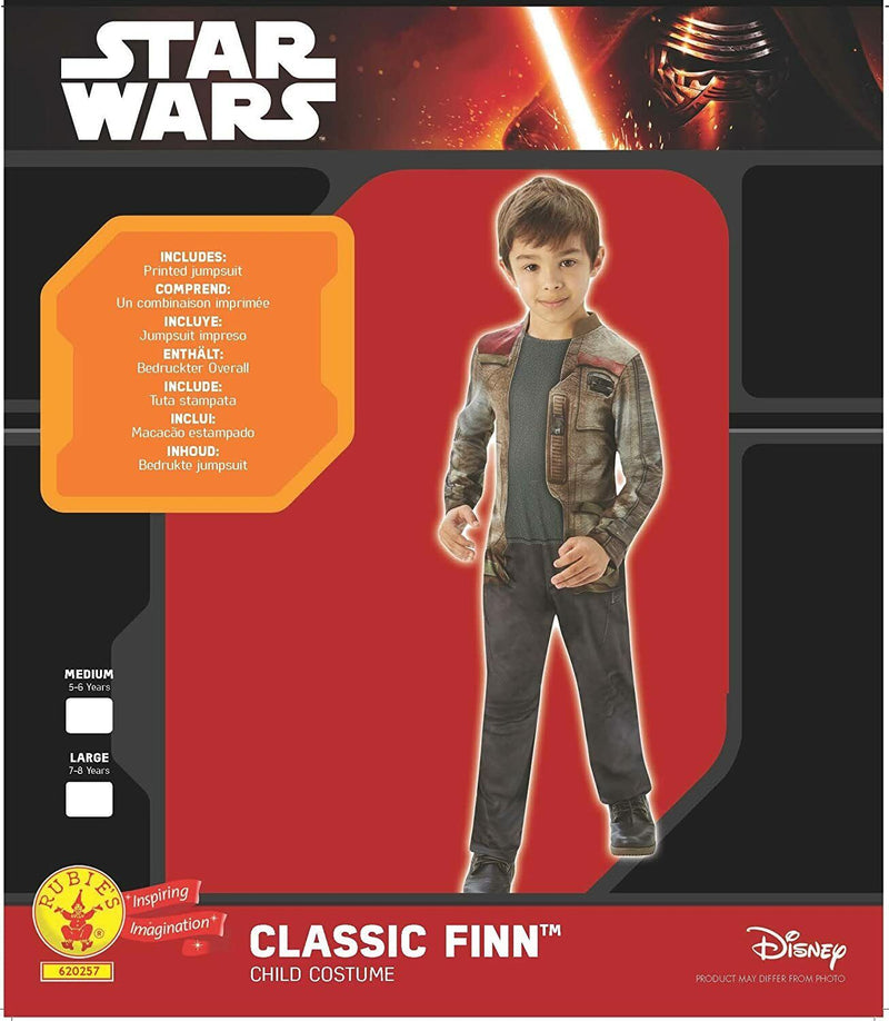 Finn Boys Fancy Dress Disney Star Wars Dress Up Gift Idea Childs Costume 5-6