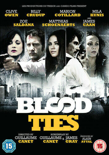 Blood Ties DVD (2014) Clive Owen, Canet (DIR) Gift Idea NEW Movie