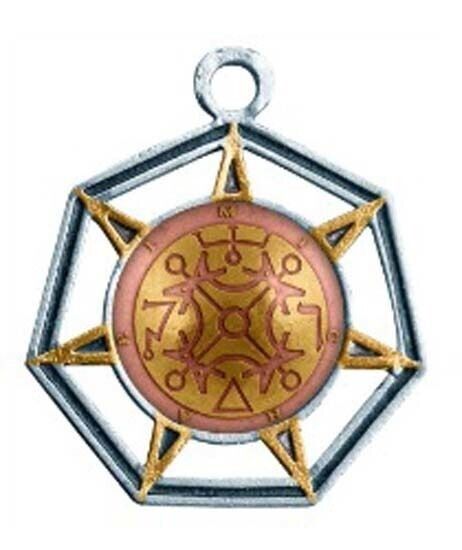 Michael Angel of the Sun Occult Pendant Talisman Security Achievement NECKLACE