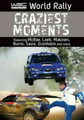 World Rally Craziest Moments DVD WRC Driving McRea Loeb Burns Makinen Gift IDEA