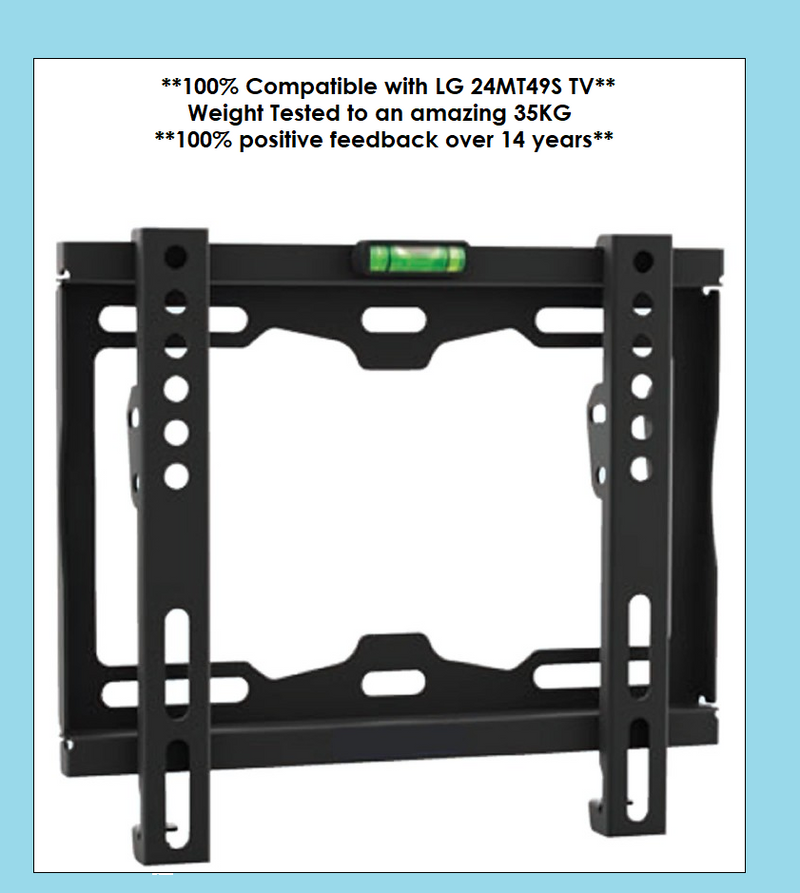 LG 24MT49S 24" ULTRA SLIM TV BRACKET WALL MOUNT LCD Screen Fixing NEW