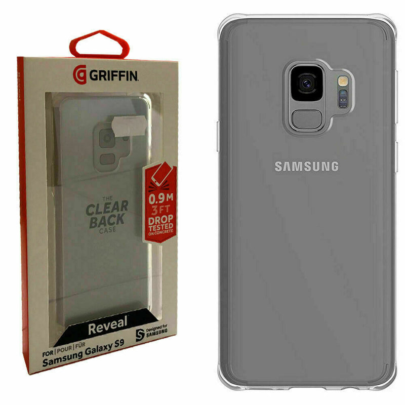 Griffin Reveal Protective Slim Rear Case for Samsung Galaxy S9 Clear  GIFT IDEA